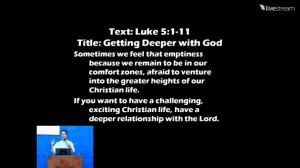 Getting Deeper with God