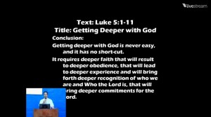 Getting Deeper with God