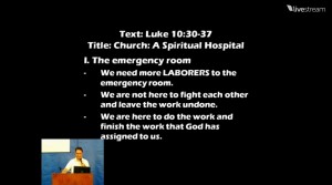 A Spiritual Hospital