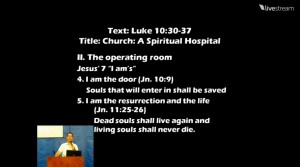 A Spiritual Hospital