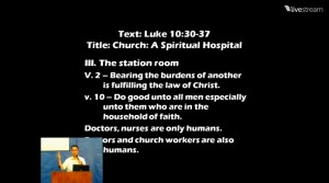 A Spiritual Hospital