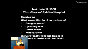 A Spiritual Hospital