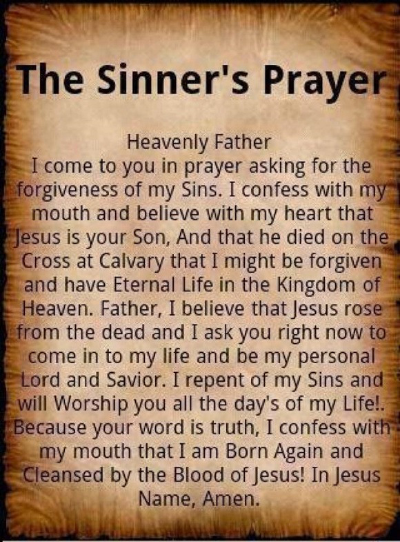 Prayer of Salvation